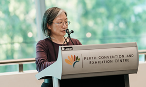 Dr Melanie Wong at AIFA awards announcement