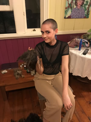 Josephine Riek Shave For A Cure