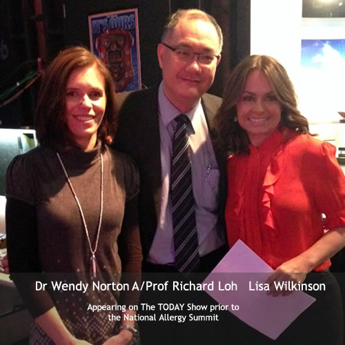 Dr Norton, A/Prof Richard Loh and Lisa Wlikinson 